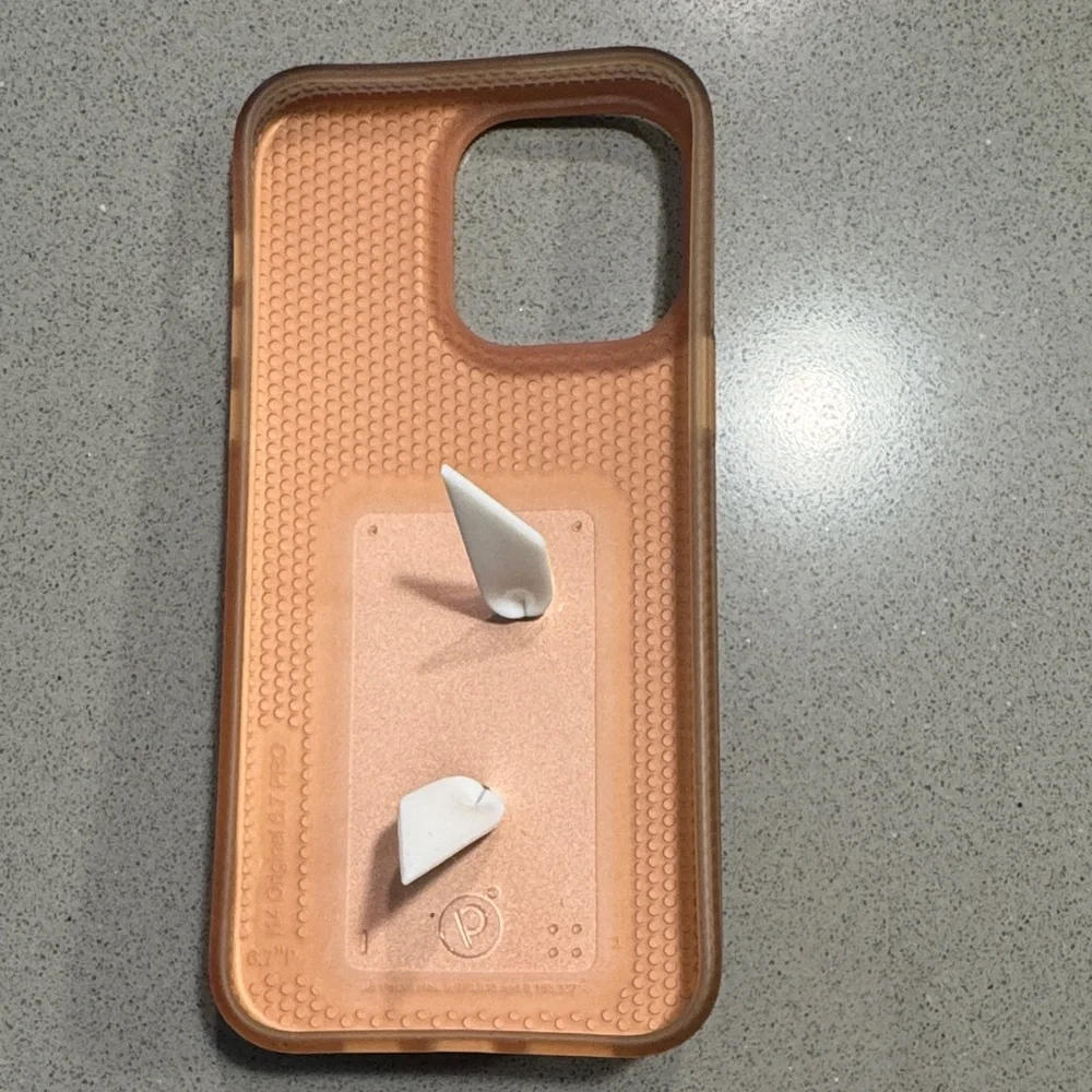 Loopy Case iPhone 14 Pro Max Metallic Pink Phone Case Righty